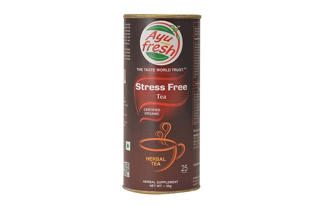 Ayu Fresh Stress Free Herbal Tea    Container  50 grams